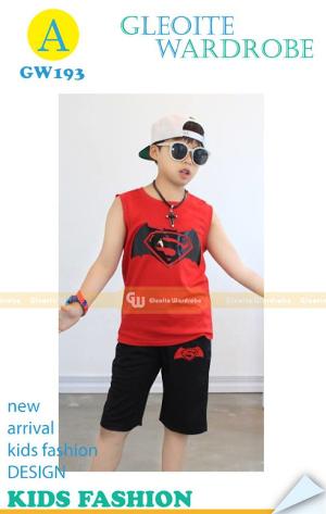 setelan baju superman